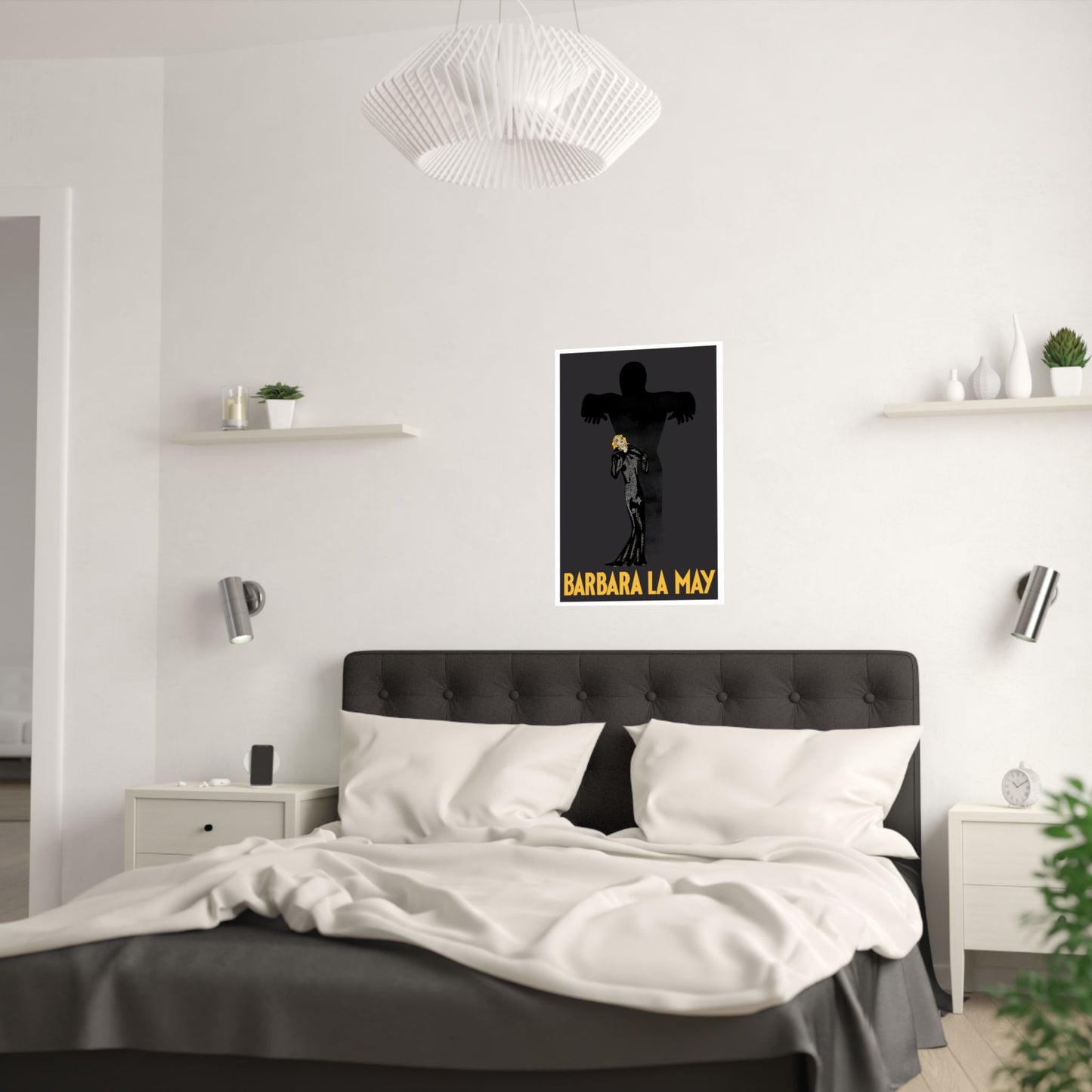 Vintage Barbara La May Stin Poster Gaston Girbal