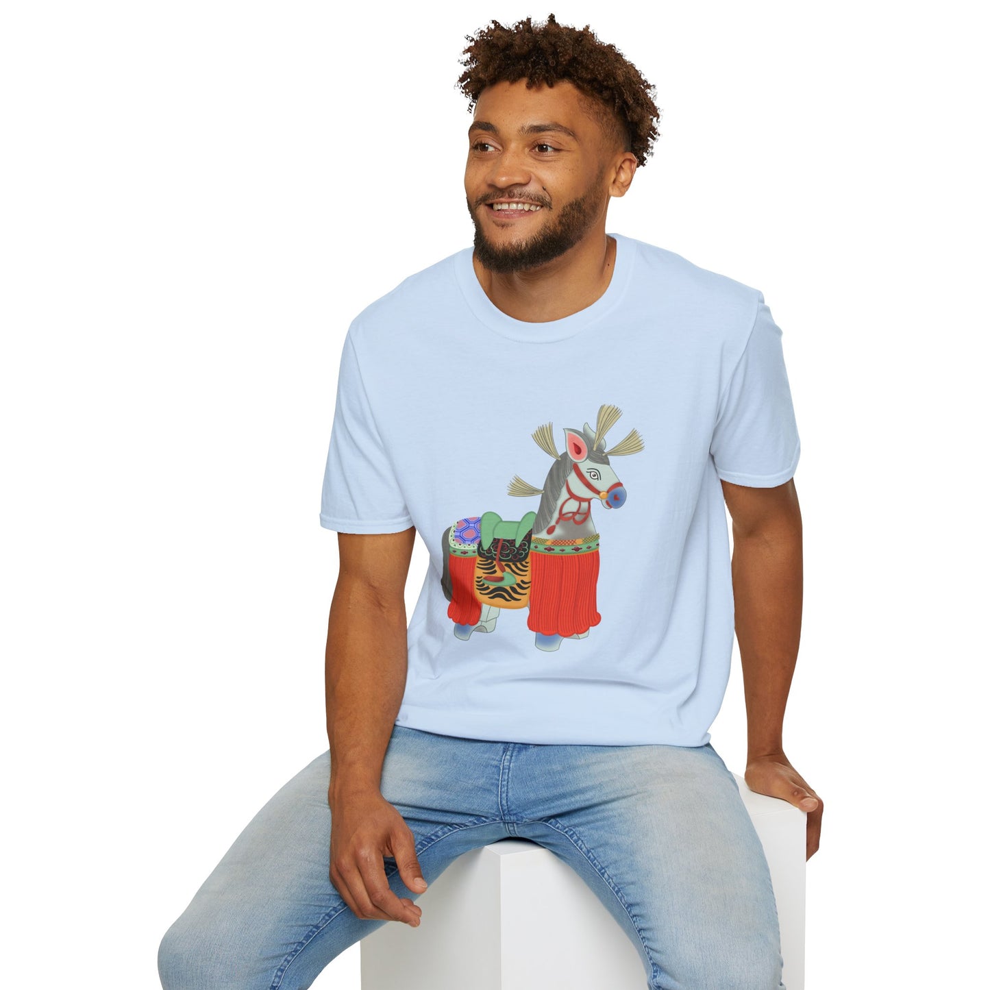 Japanese Folk Toy Horse T-Shirt — Vintage Japanese Design