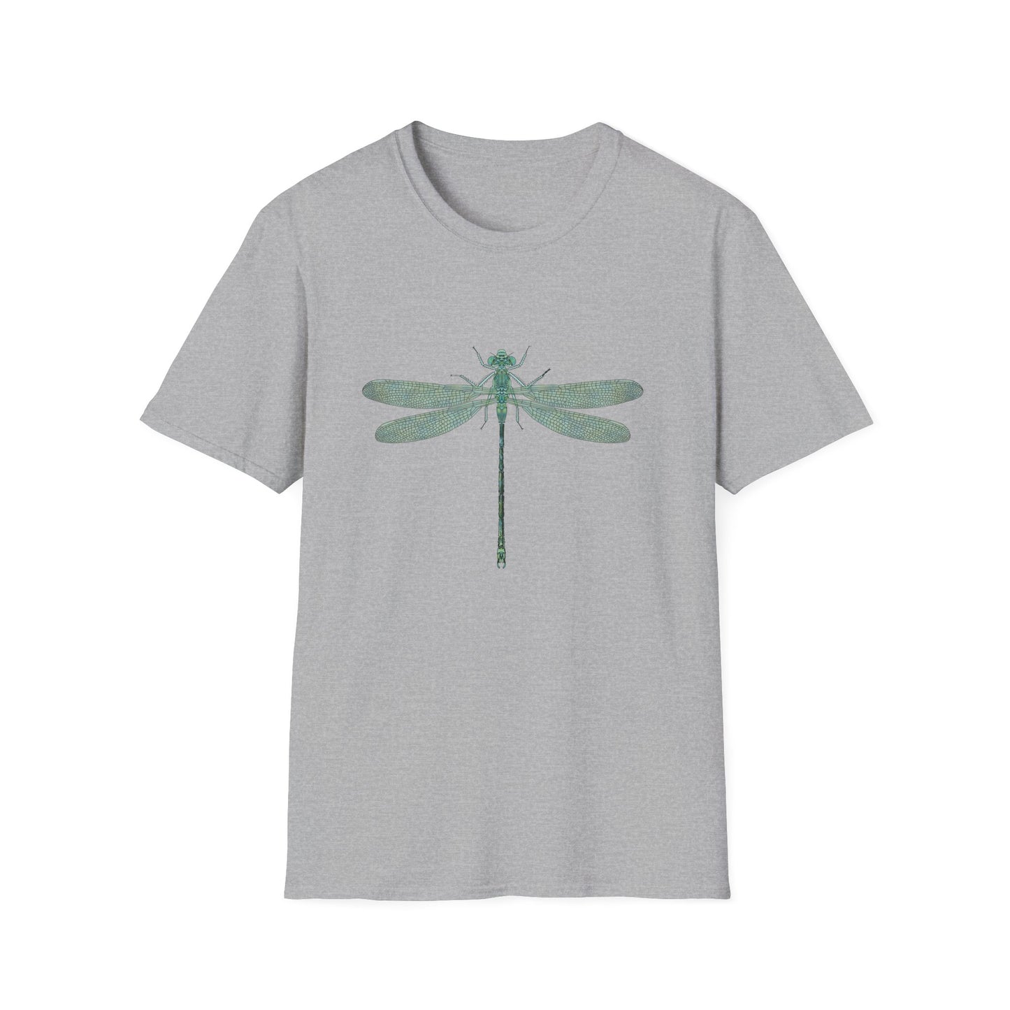 Green Dragonfly Graphic T-Shirt — Minimal Nature Tee