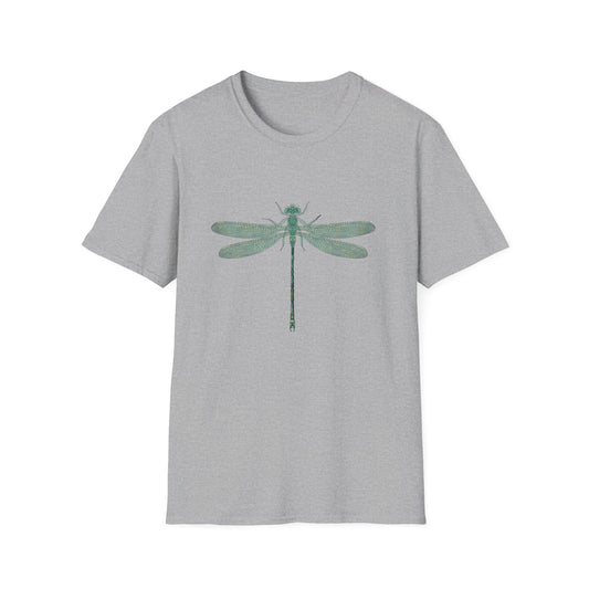 Green Dragonfly Graphic T-Shirt — Minimal Nature Tee