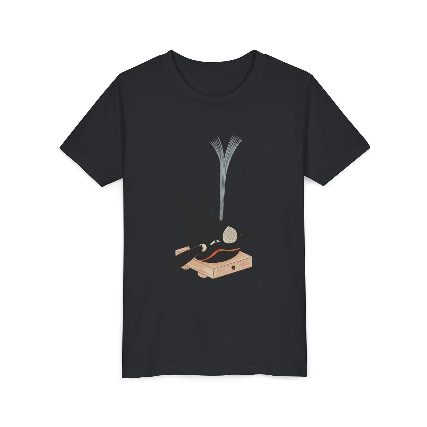 Vintage Japanese Toy Whale Youth T-Shirt — "Kujira no Shoufuki" Whale on Crate Youth Tee