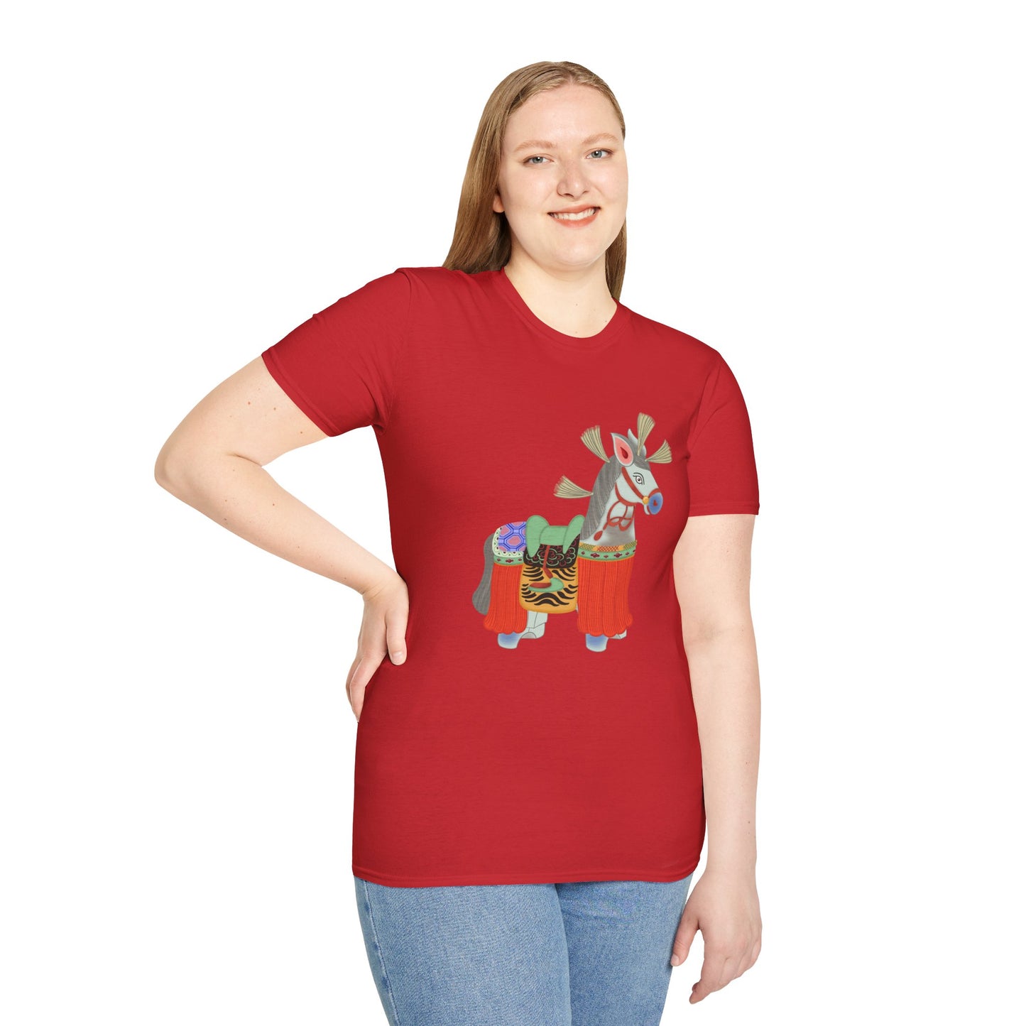 Japanese Folk Toy Horse T-Shirt — Vintage Japanese Design