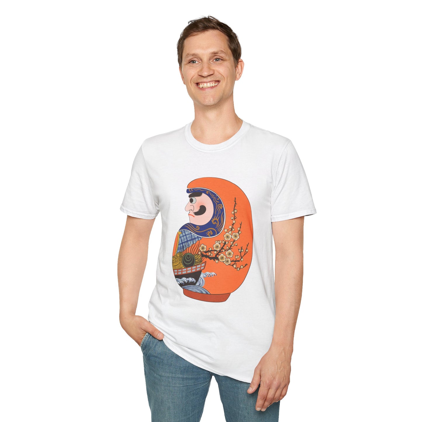 Daruma Doll Graphic T-Shirt — Treasure Ship (Takarabune) Tee