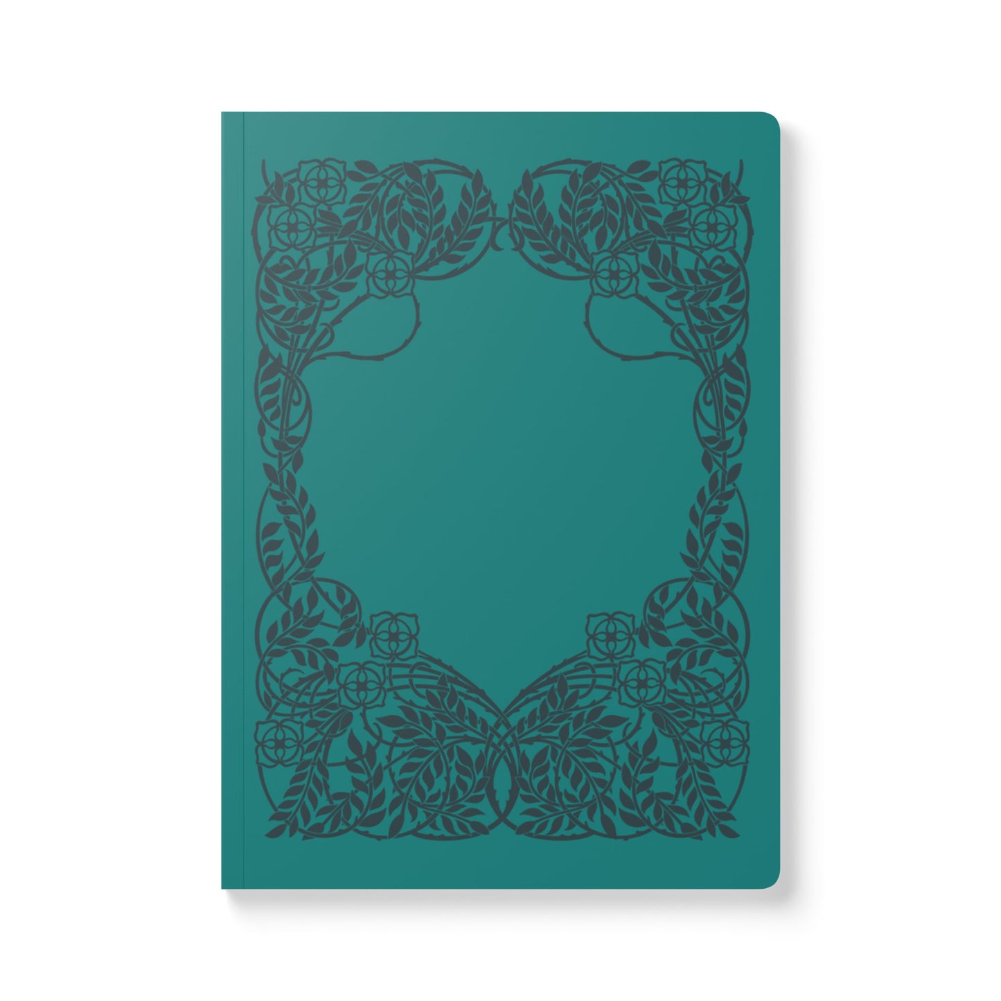 Elegant Floral Vintage Book Cover Softcover Journal