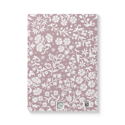 Floral Pattern Softcover Journal