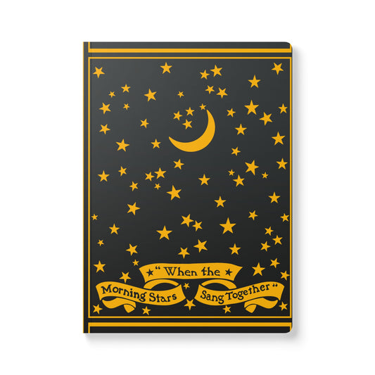 Celestial Softcover Journal -"when morning stars sang together"