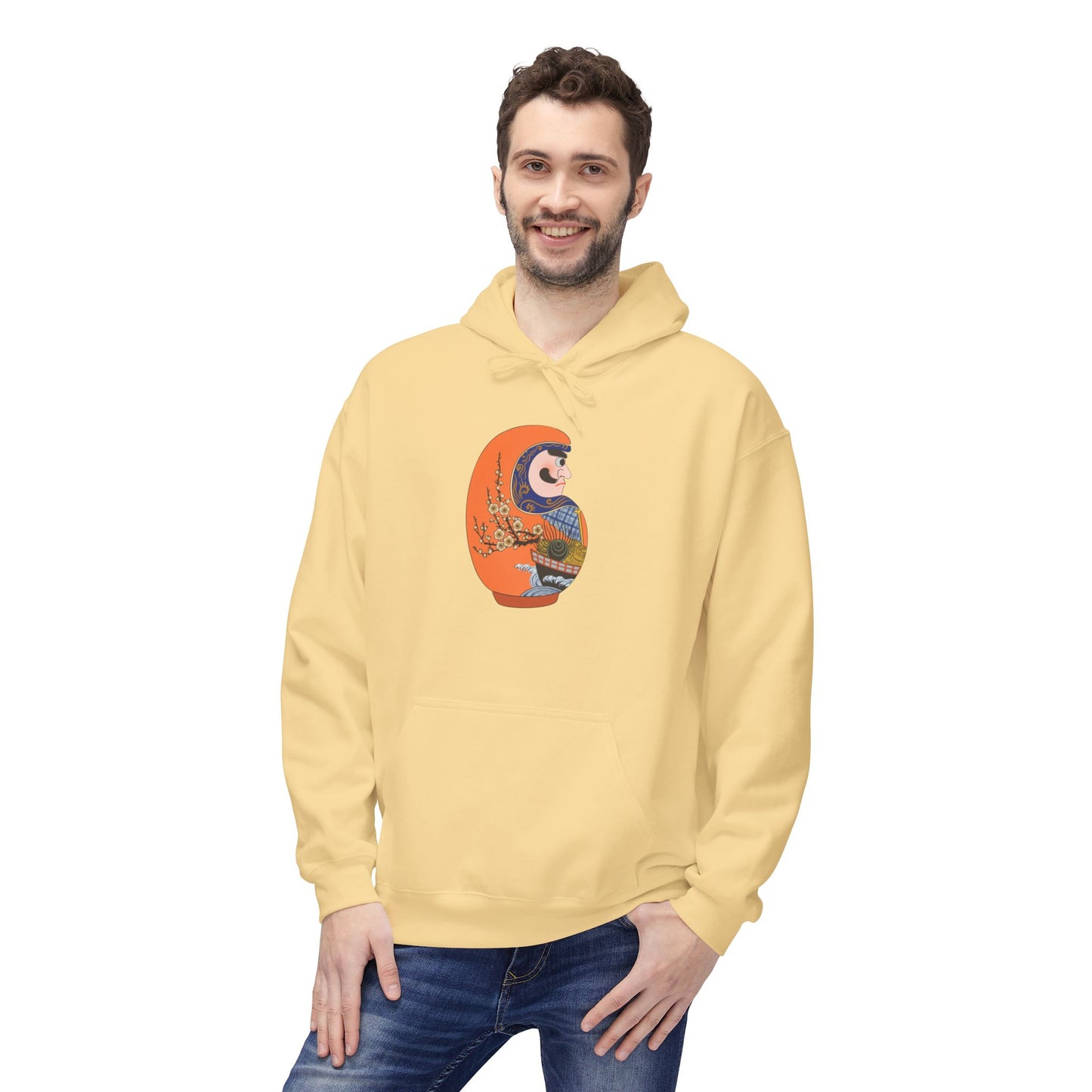 Daruma doll Hoodie - Treasure Ship (Takarabune)