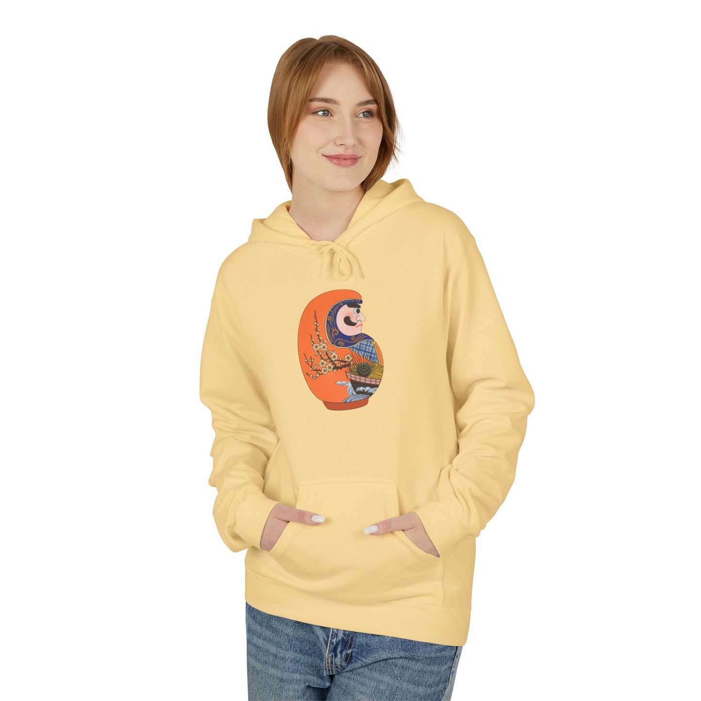 Daruma doll Hoodie - Treasure Ship (Takarabune)