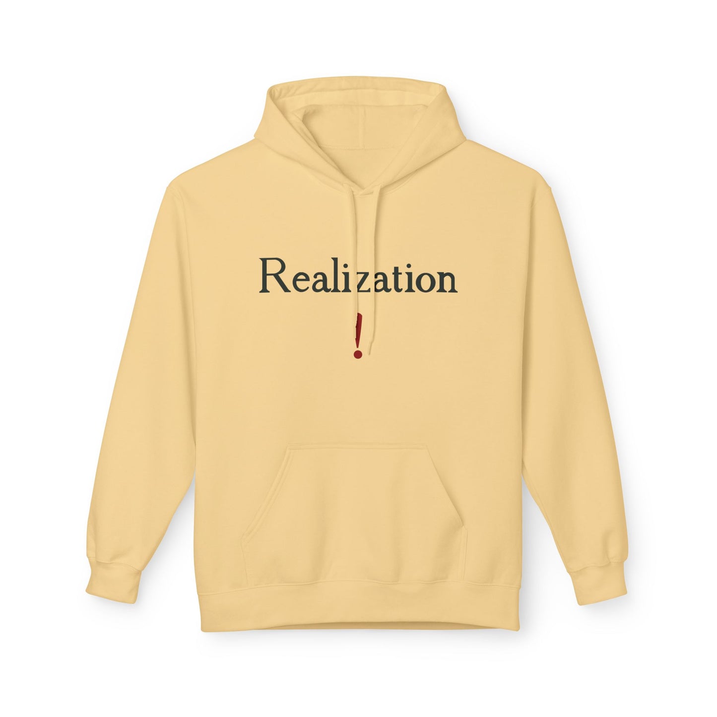 Realization Hoodie — Minimalist Inspirational Sweatshirt