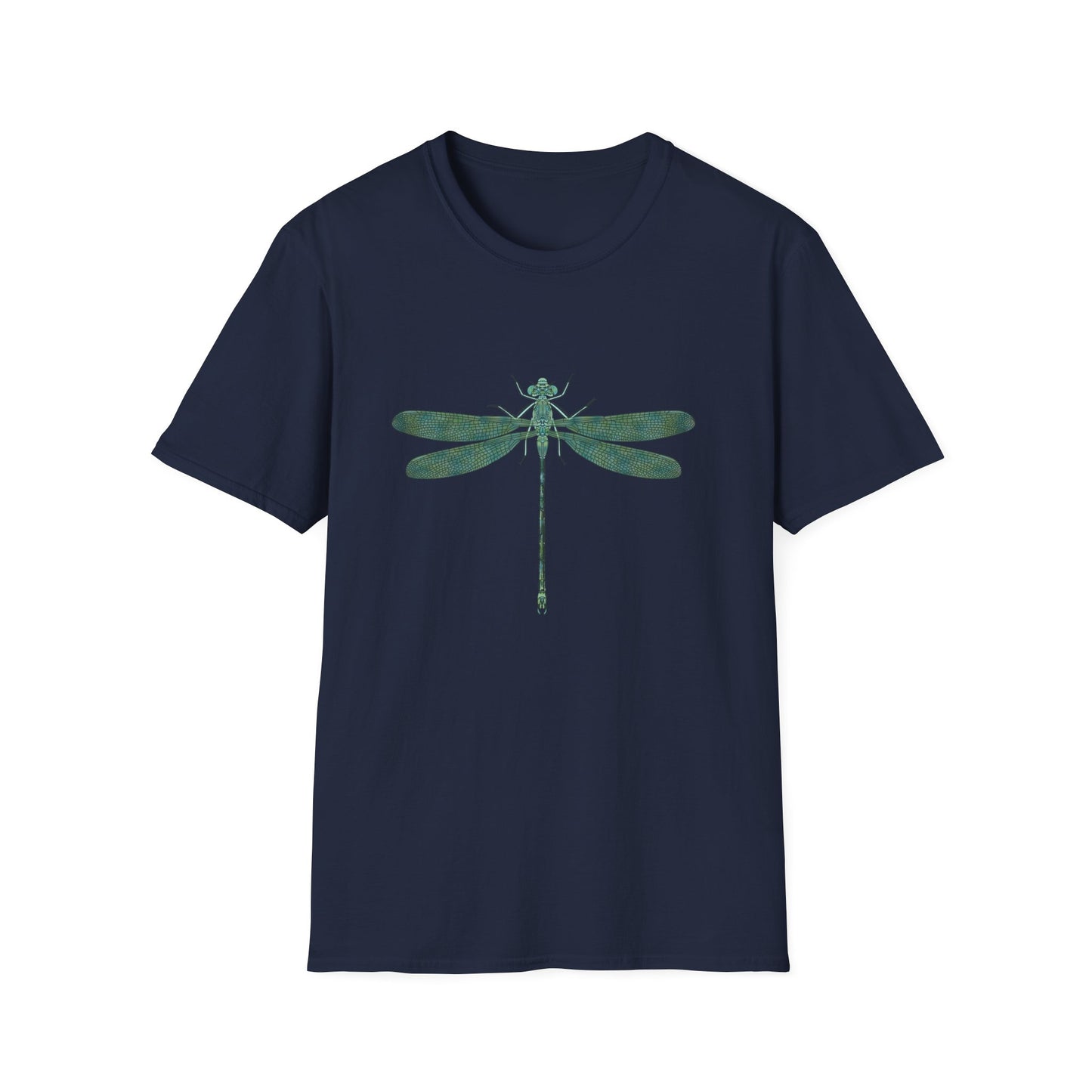Green Dragonfly Graphic T-Shirt — Minimal Nature Tee