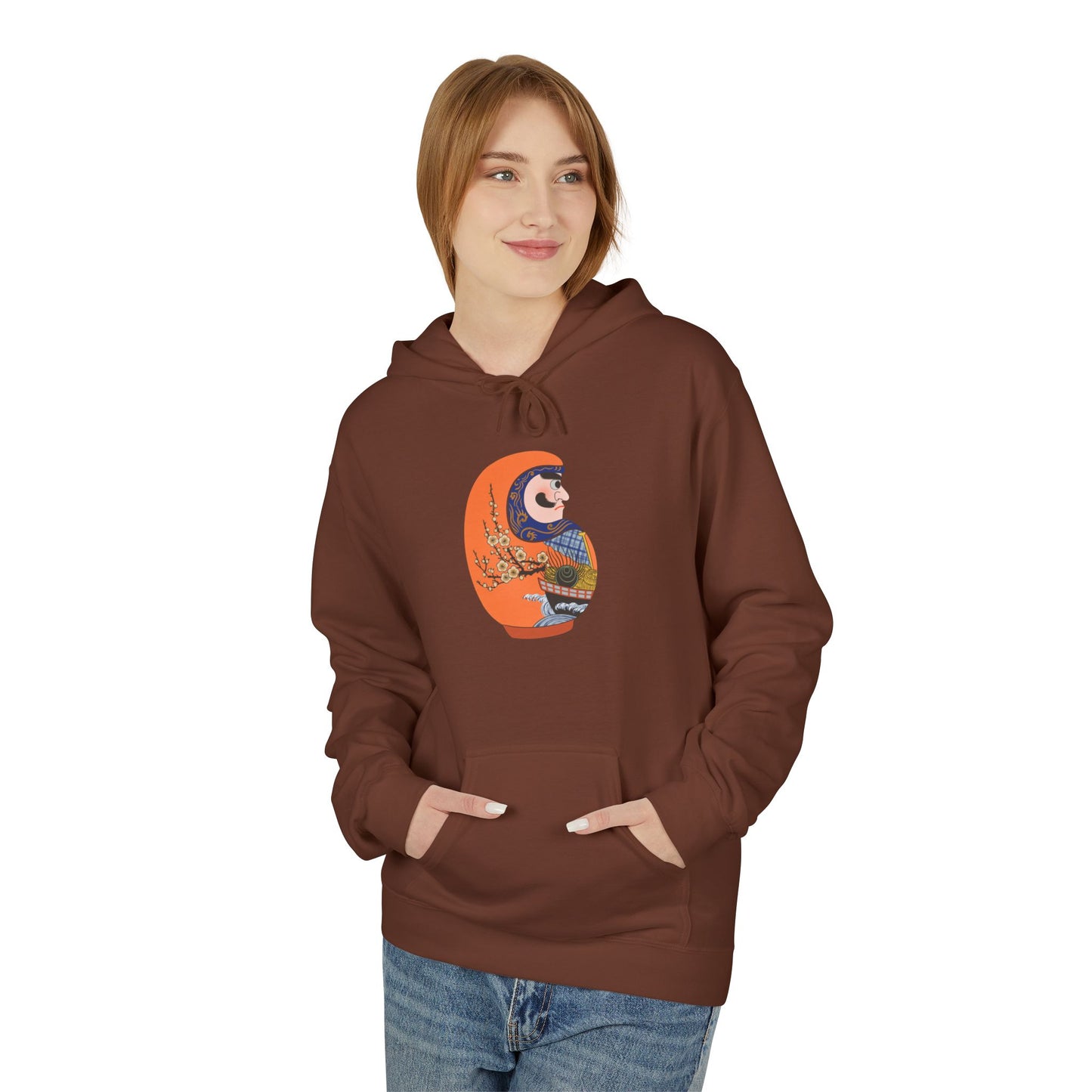 Daruma doll Hoodie - Treasure Ship (Takarabune)