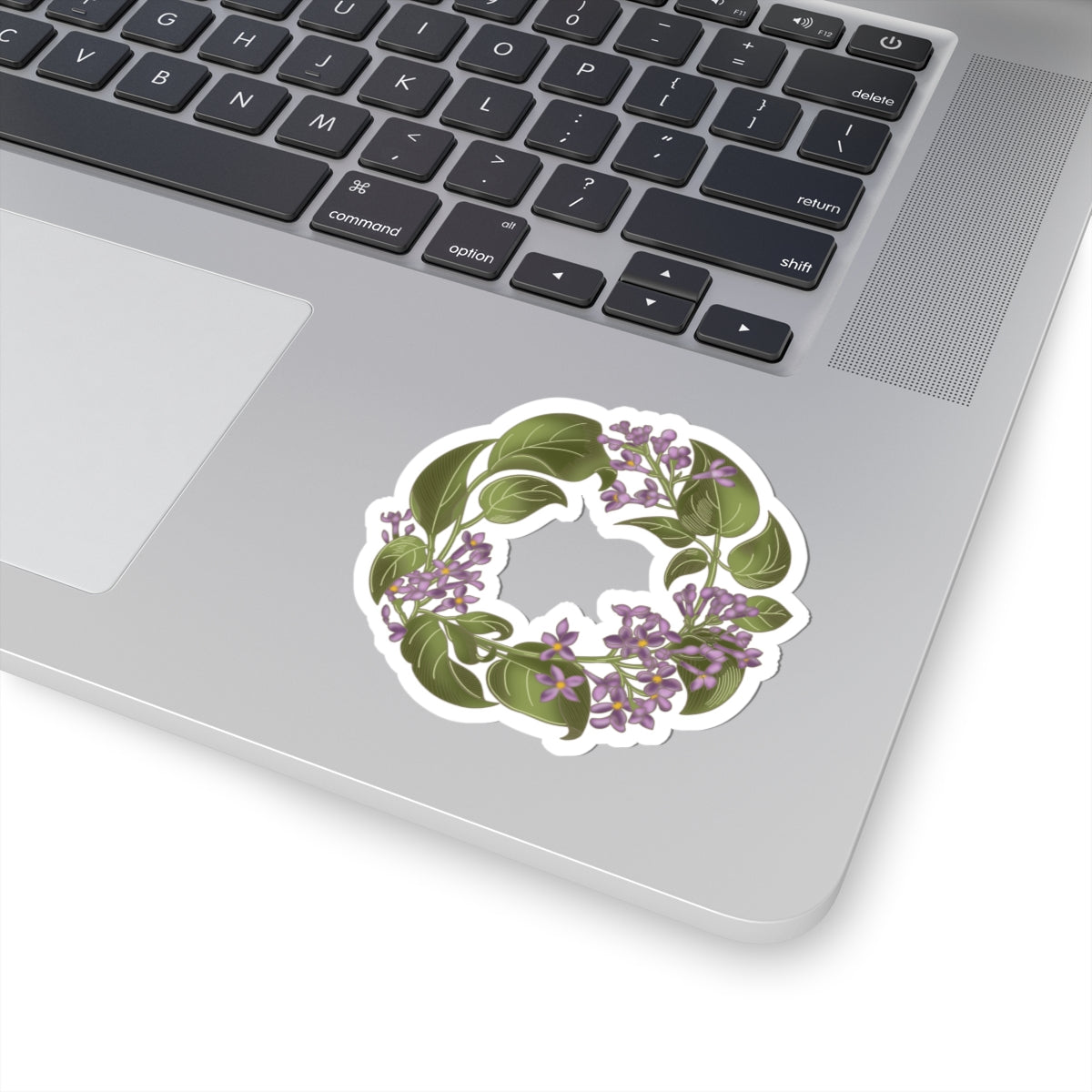 Lilac Wreath sticker