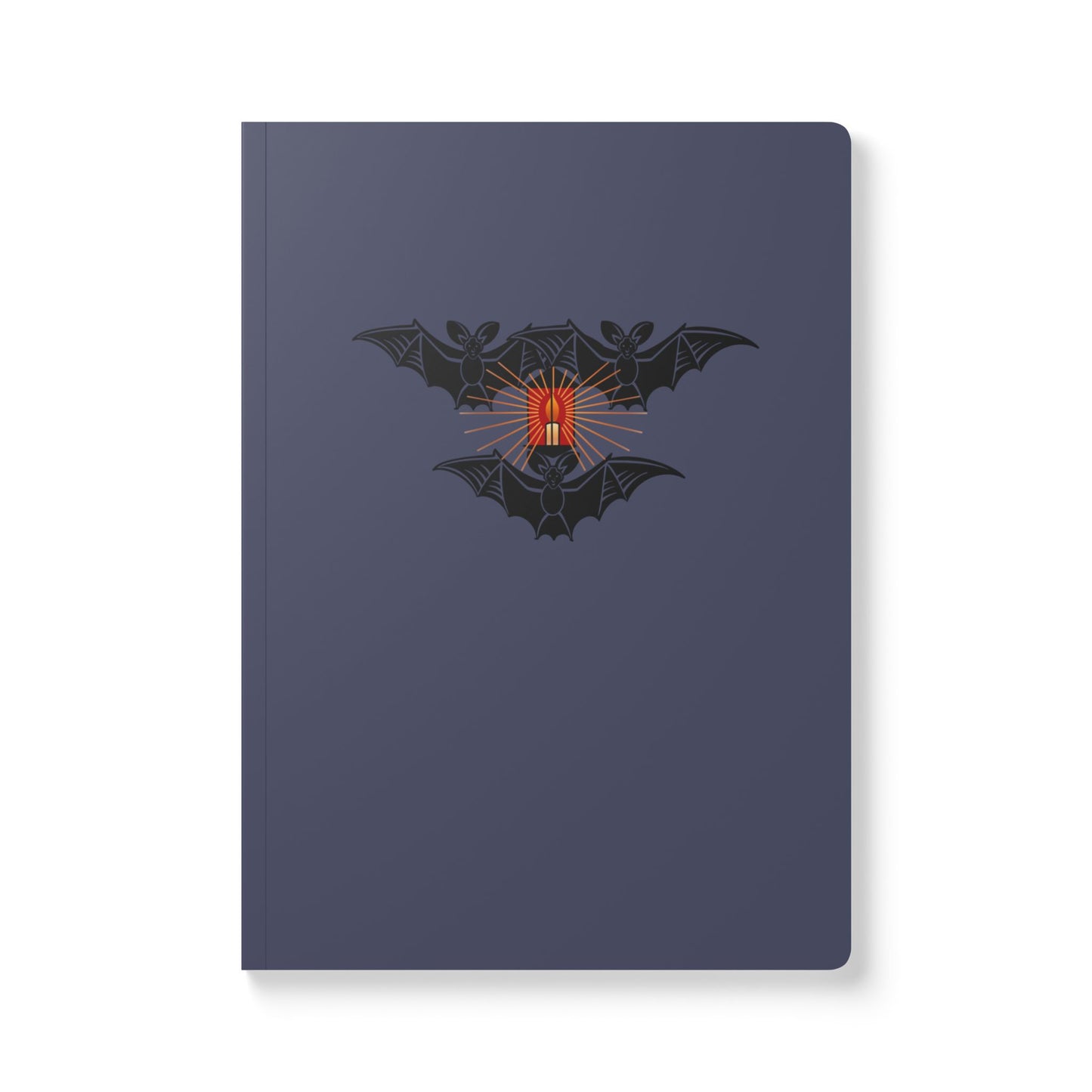 Gothic Bat Softcover Journal | Perfect for Writing, Note-taking, Gift for Halloween, Dark Academia, or Creative Minds