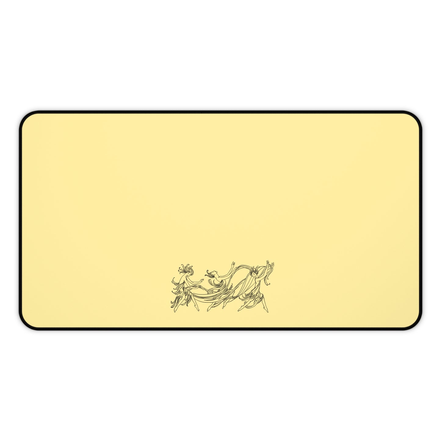 Elegant Floral Desk Mat