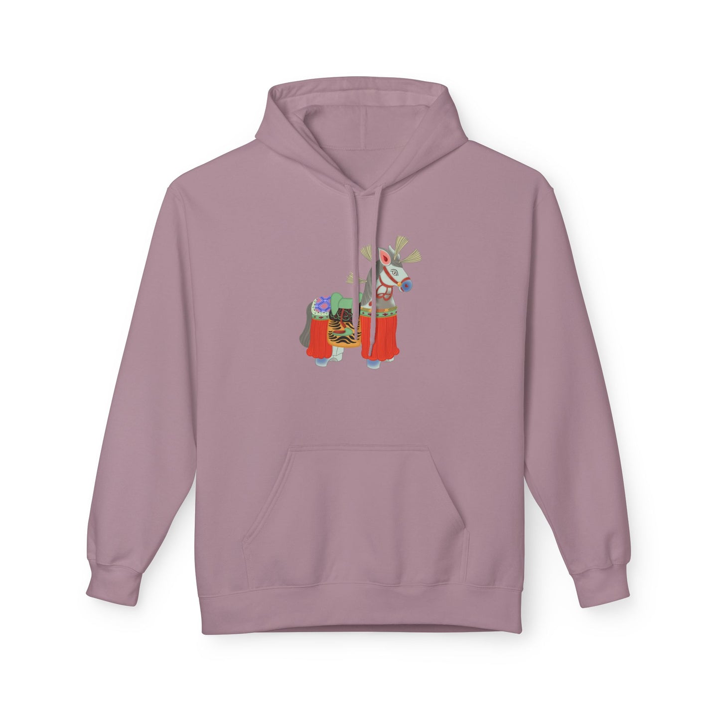 Japanese Vintage Toy Horse Hoodie — Cute Painter Horse Graphic Sweatshirt