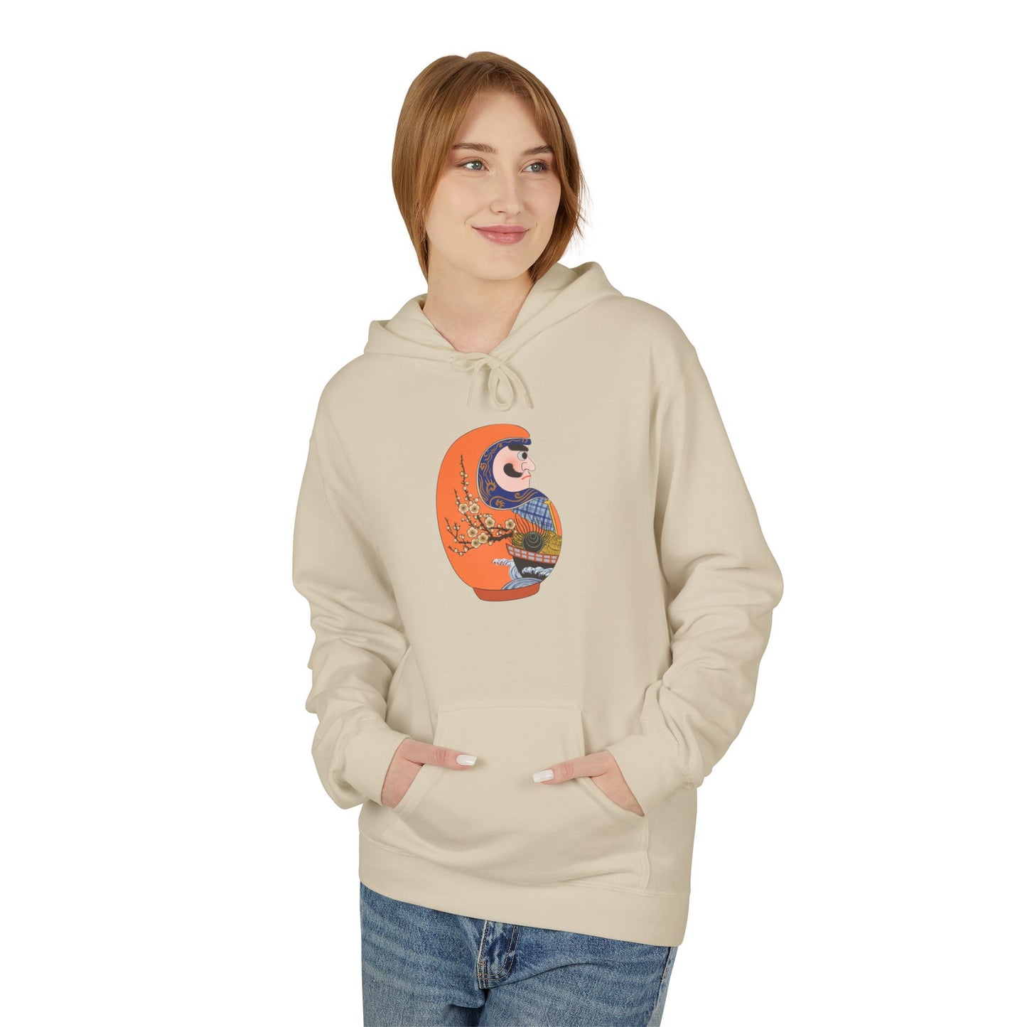 Daruma doll Hoodie - Treasure Ship (Takarabune)