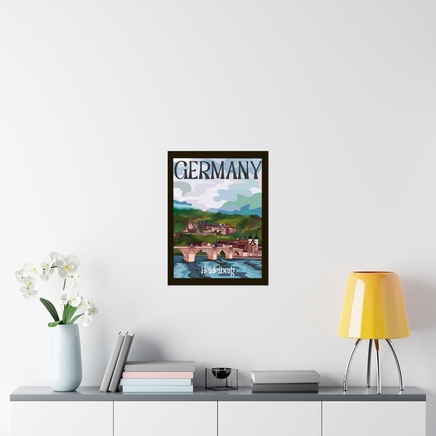 Heidelberg Germany Satin Poster