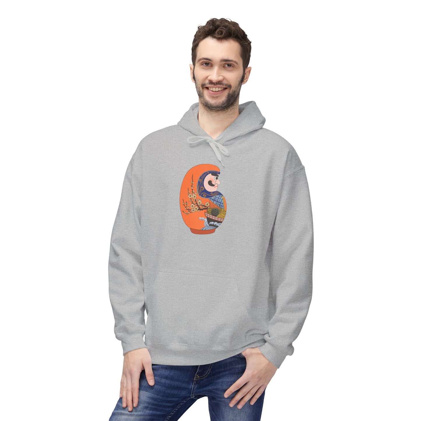 Daruma doll Hoodie - Treasure Ship (Takarabune)