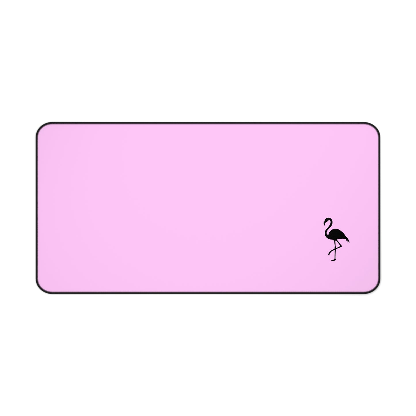 Chic Pink Flamingo Desk Mat