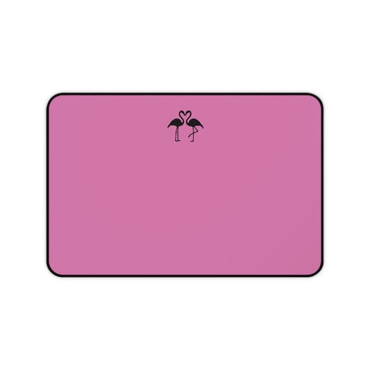 Romantic Flamingo Desk Mat