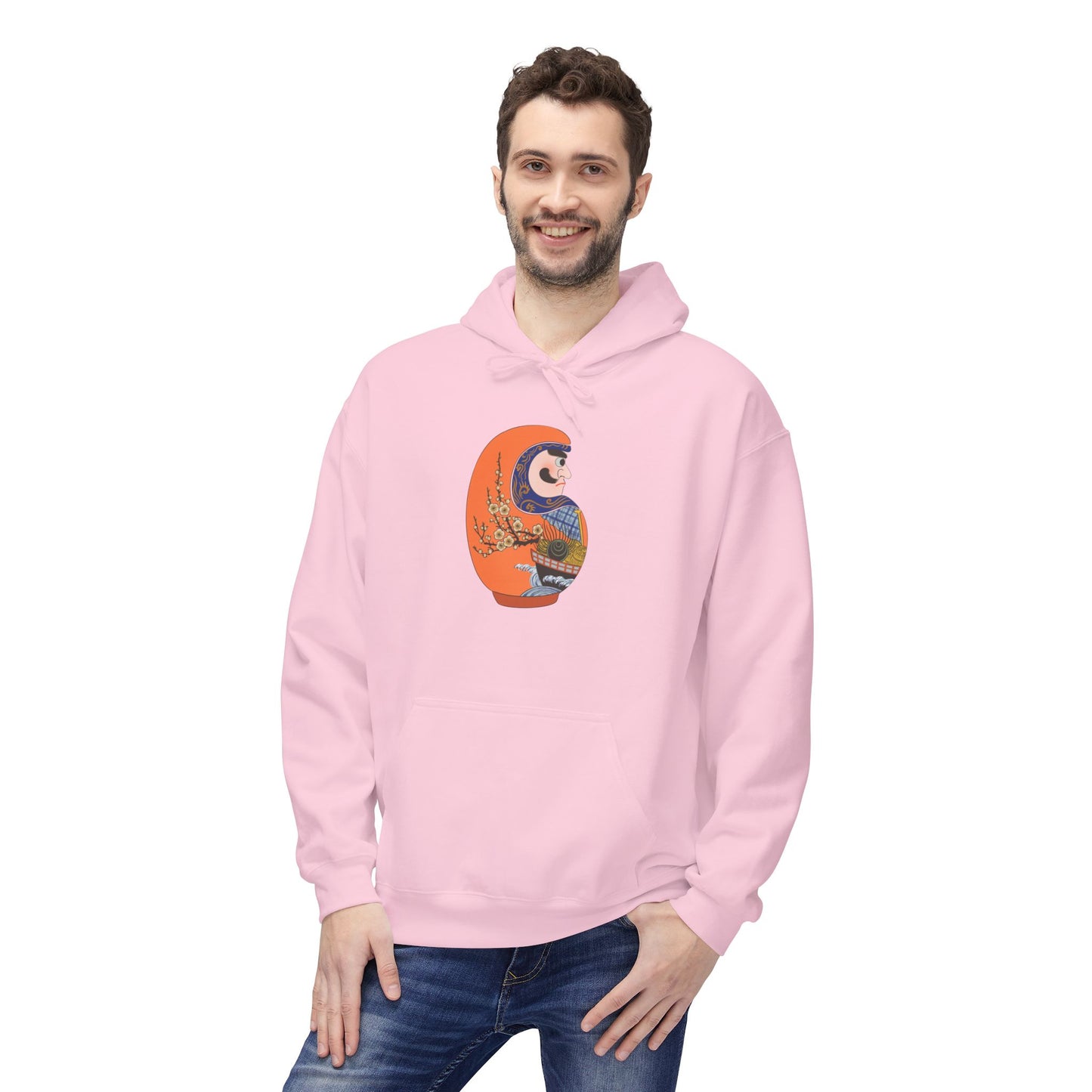 Daruma doll Hoodie - Treasure Ship (Takarabune)
