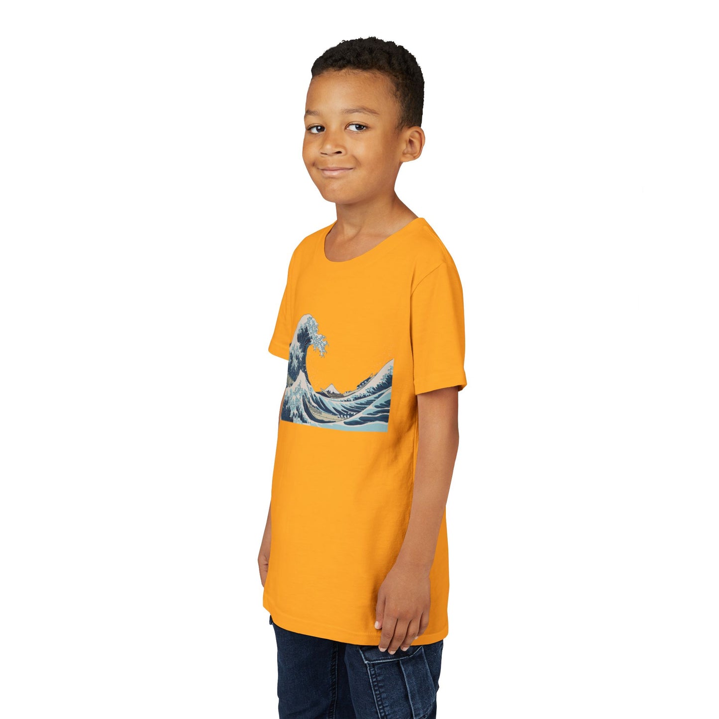 Japanese The Great Wave Youth Tee — Hokusai The Great Wave Graphic Shirt