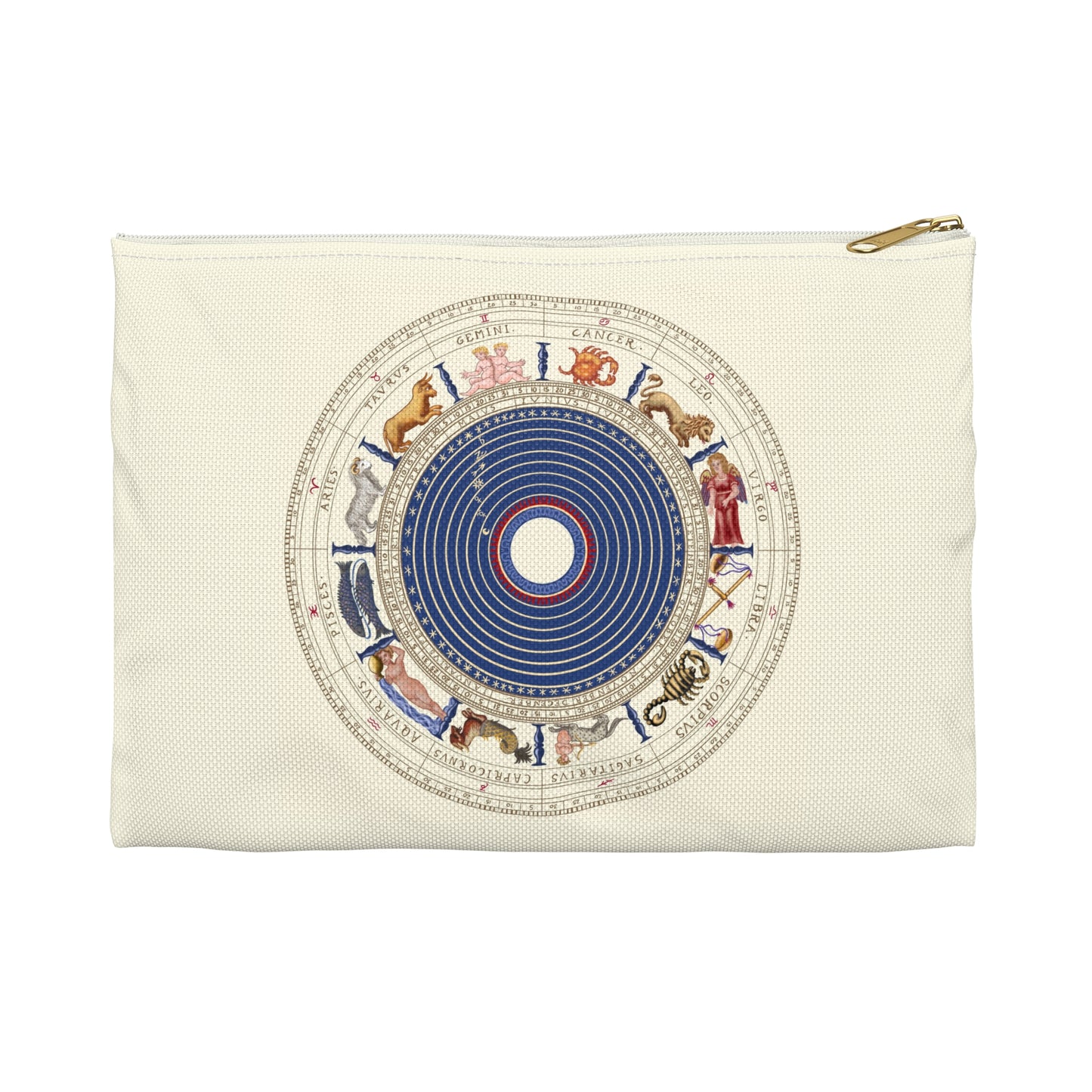 Celestial Accessory Pouch for Astrology Lovers, Zodiac Organizer, Travel Makeup Bag, Gift for Her, Horoscope Must-Have