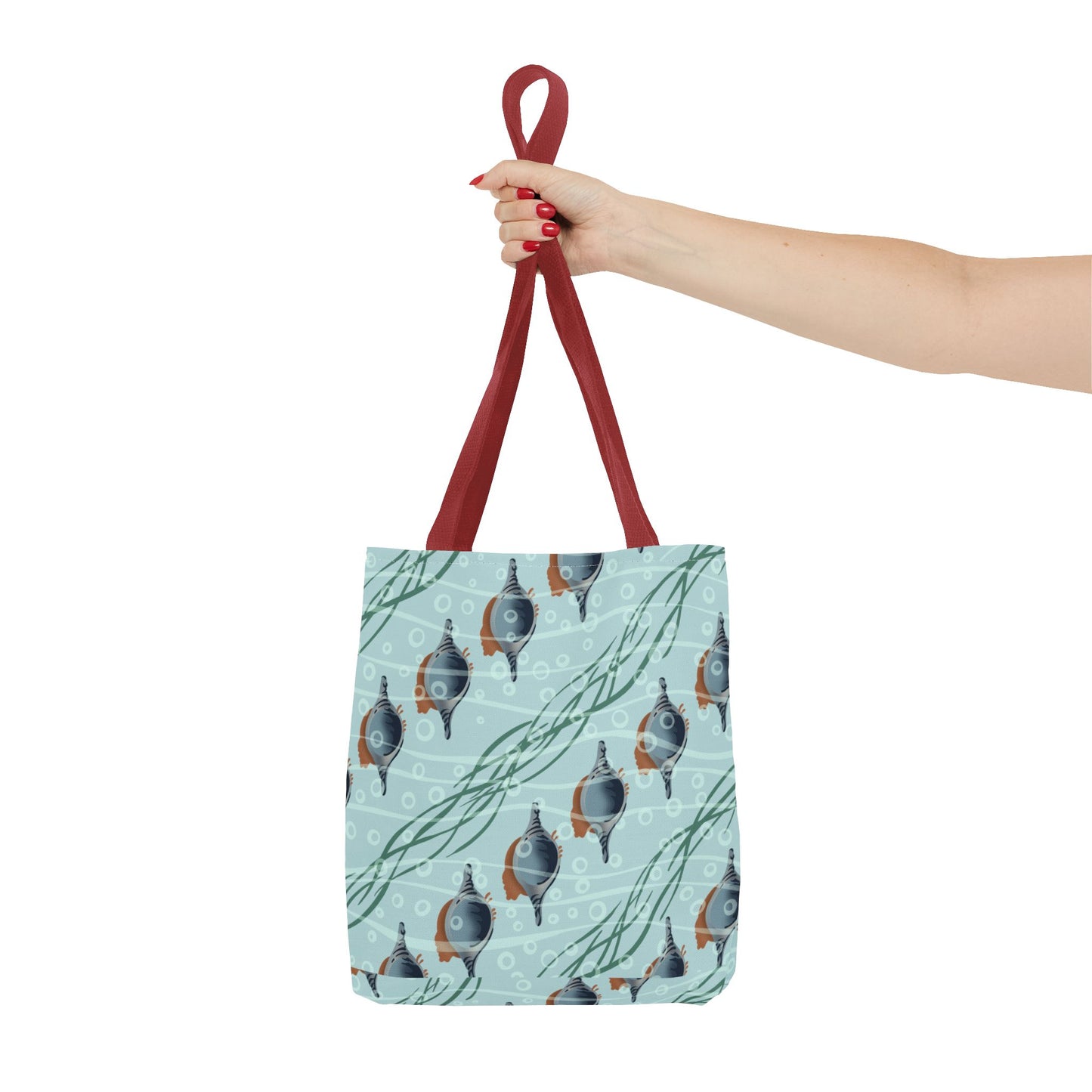 Ocean-Inspired Sea shell pattern Tote Bag