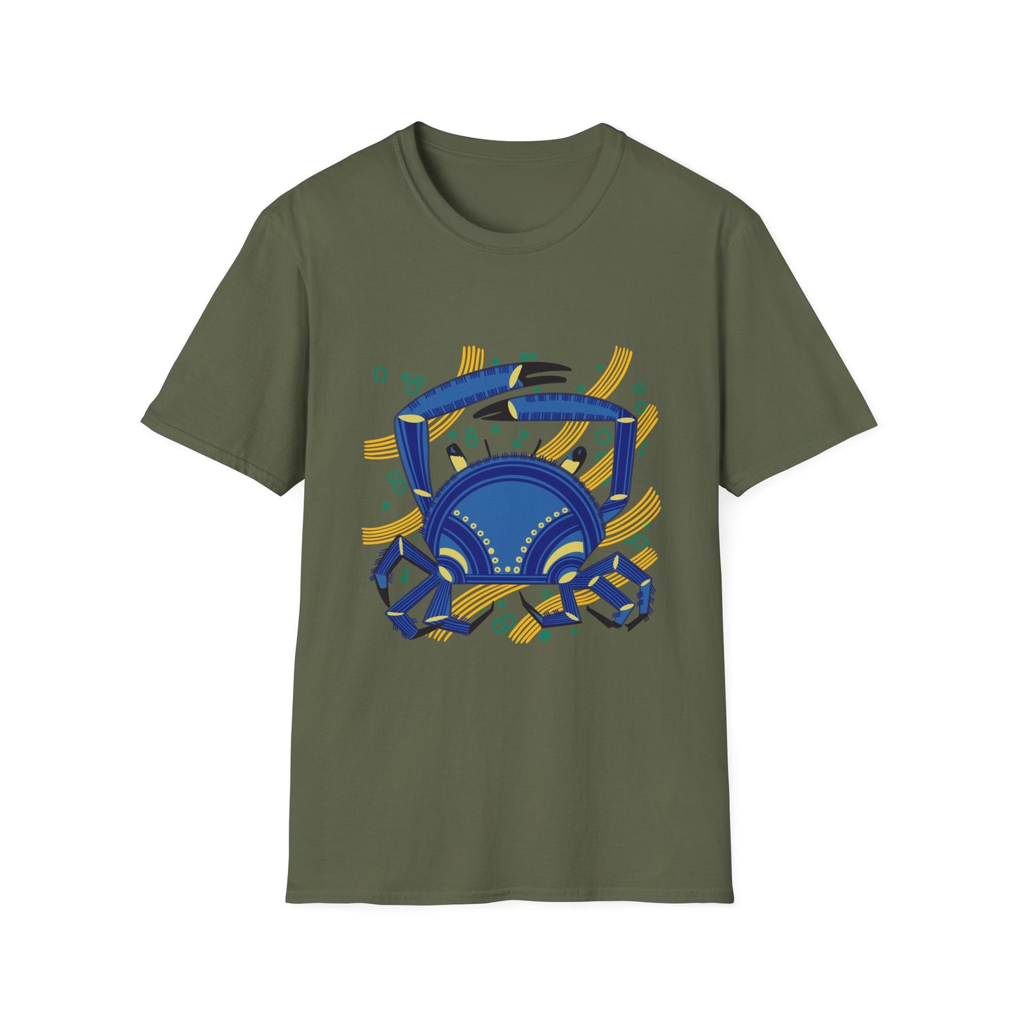 "Le Crabe" illustration by Mathurin Méheut TShirt — Coastal Sea Graphic Tees
