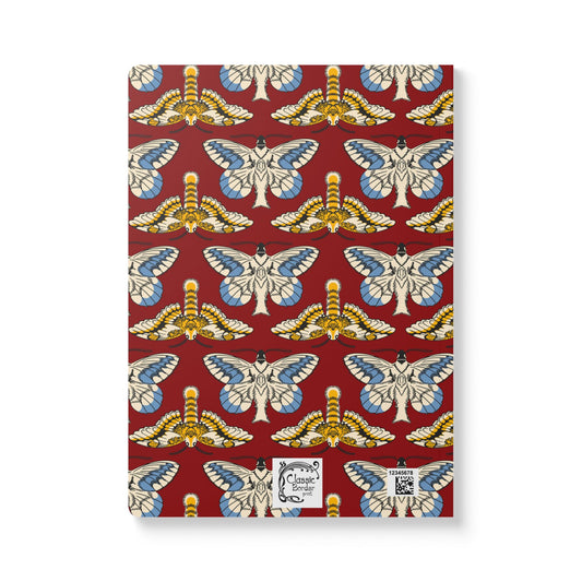 Moth Vintage Design Softcover Journal