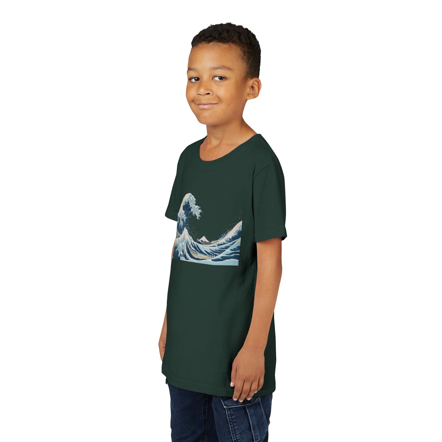 Japanese The Great Wave Youth Tee — Hokusai The Great Wave Graphic Shirt