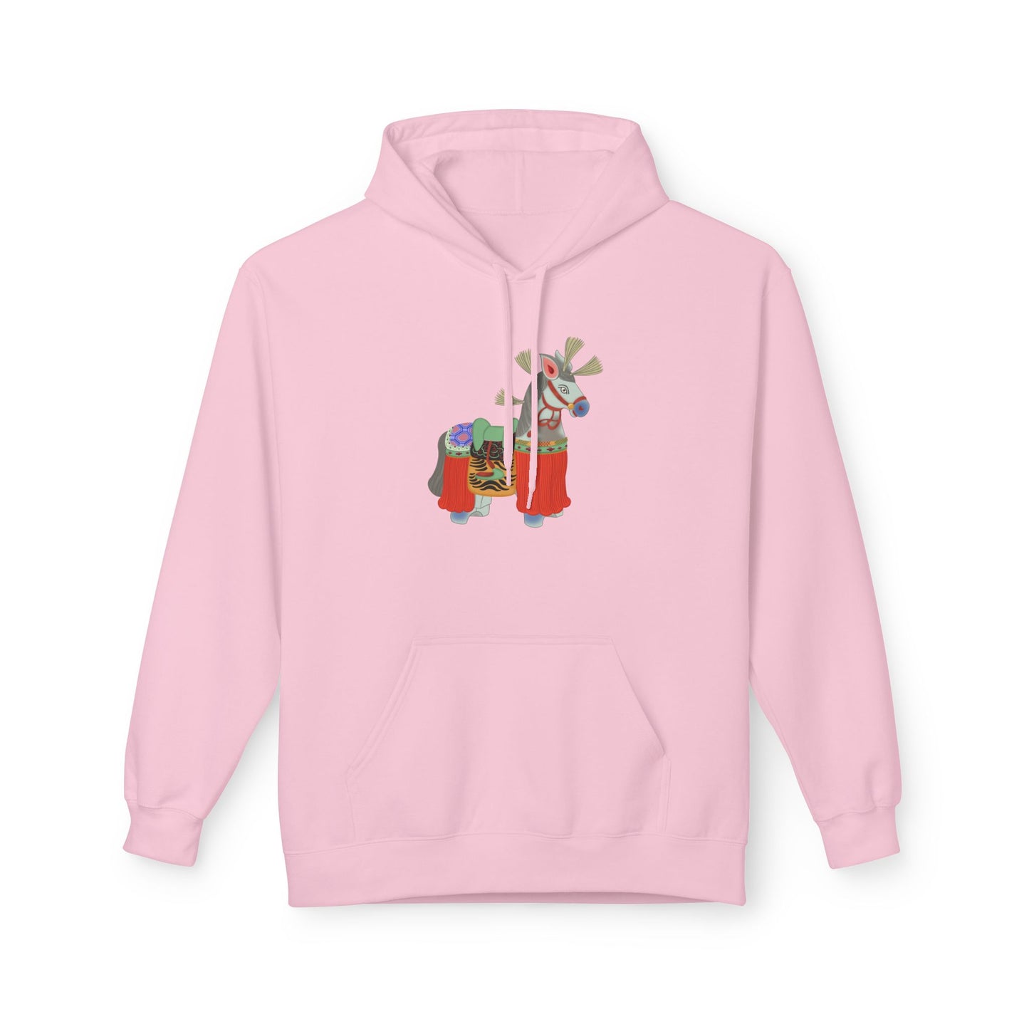Japanese Vintage Toy Horse Hoodie — Cute Painter Horse Graphic Sweatshirt
