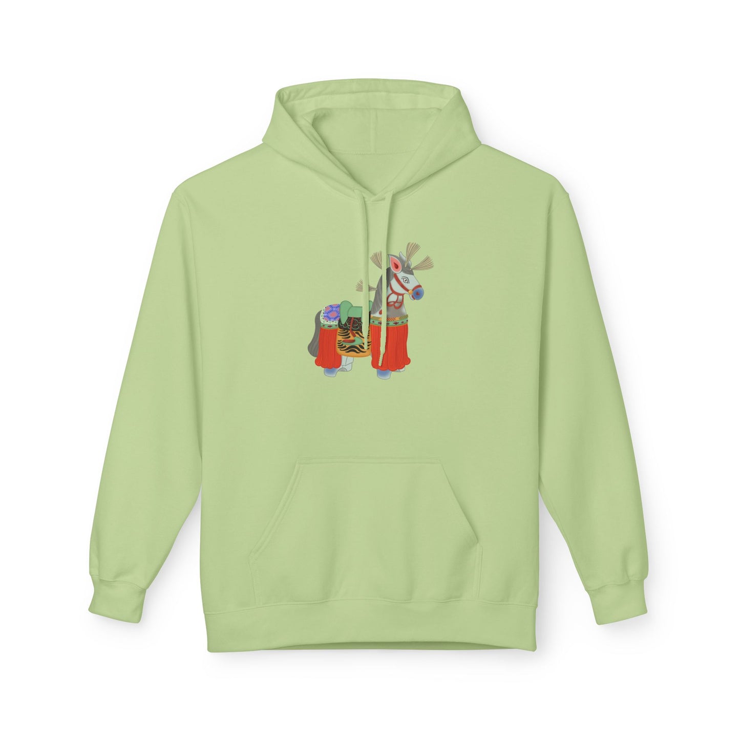 Japanese Vintage Toy Horse Hoodie — Cute Painter Horse Graphic Sweatshirt