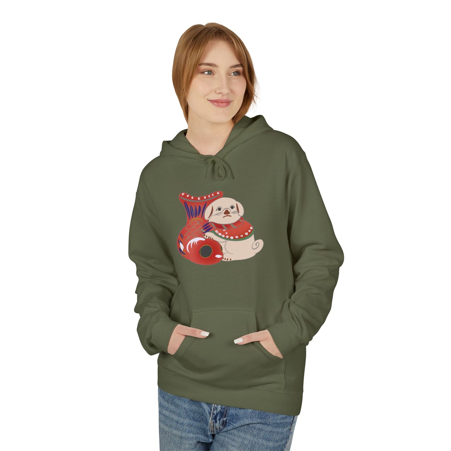 Tai Guruma Hoodie —  traditional Japanese symbol of loyalty and protection