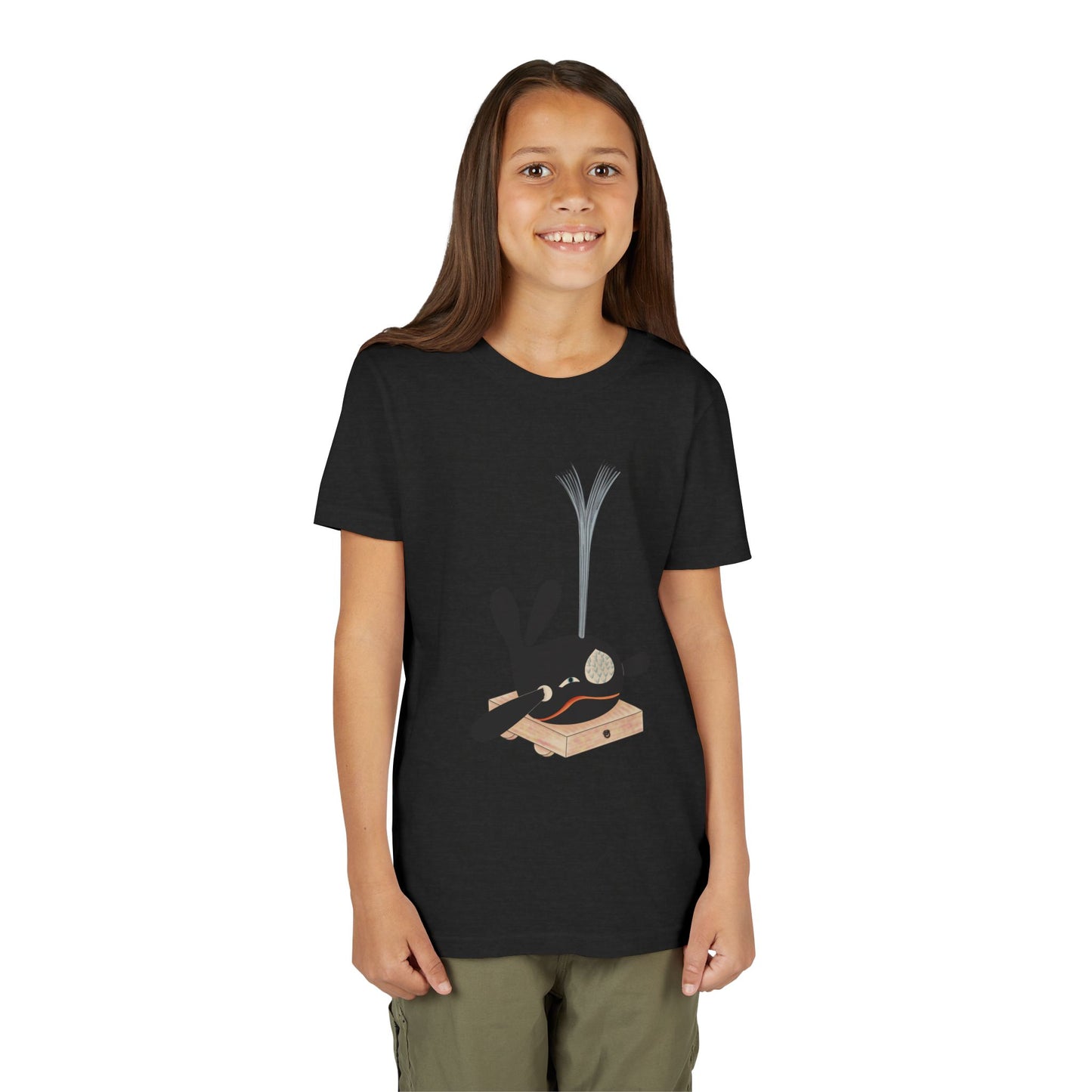 Vintage Japanese Toy Whale Youth T-Shirt — "Kujira no Shoufuki" Whale on Crate Youth Tee