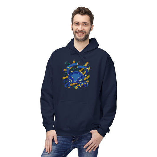 "Le Crabe" illustration by Mathurin Méheut Hoodie — Coastal Sea Graphic Pullover