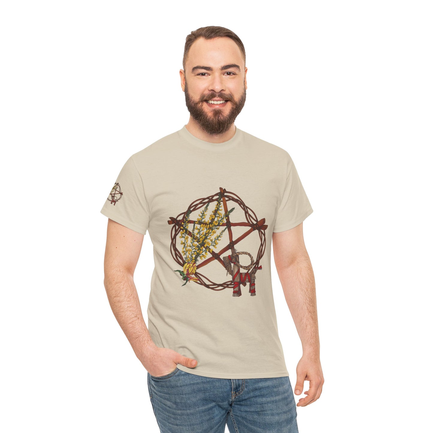 Occult-Inspired Unisex Heavy Cotton Tee, Boho T-Shirt, Graphic Tee, Witchy Apparel, Festival Clothing, Everyday Casual Wear, Unique [...]