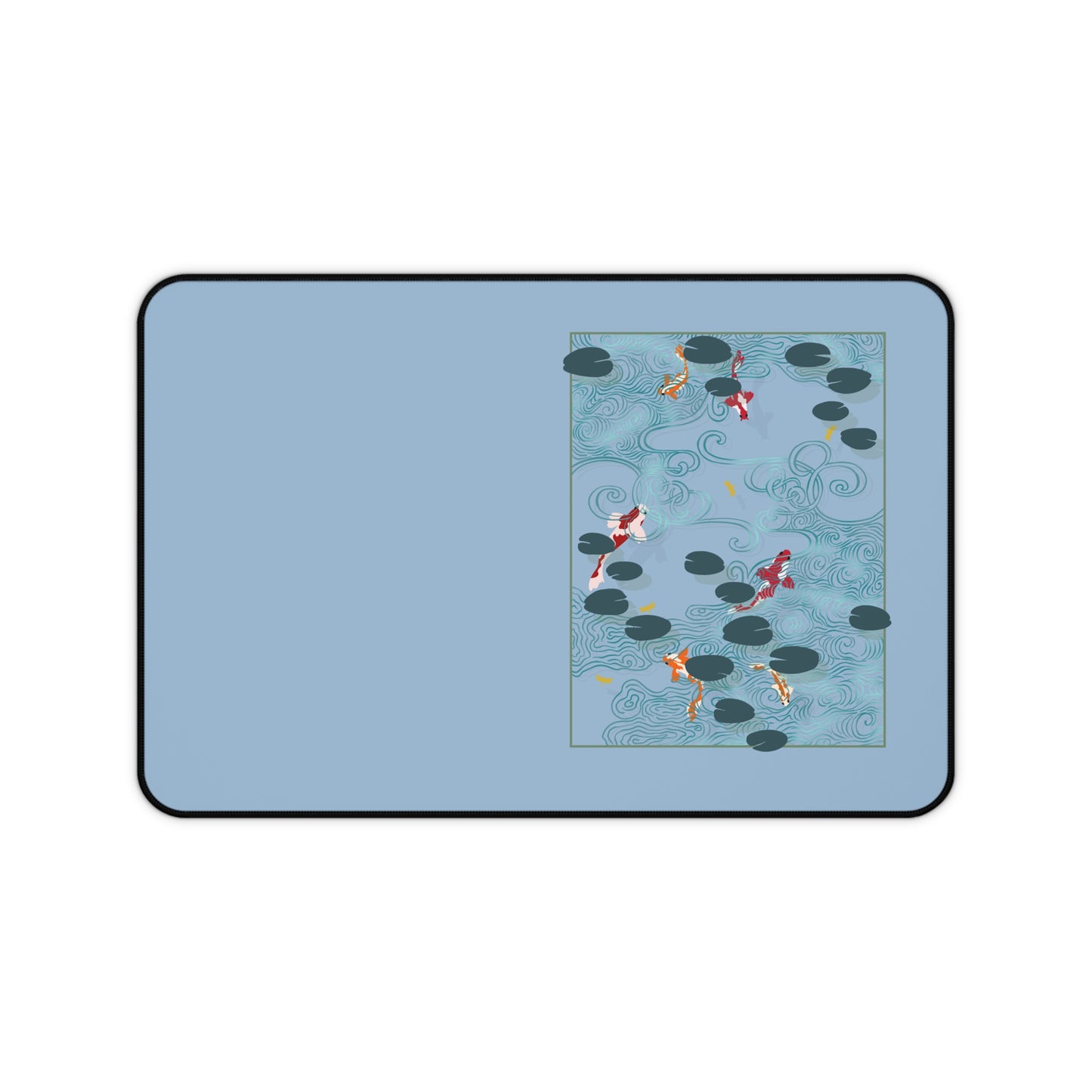 Serene Koi Pond Desk Mat