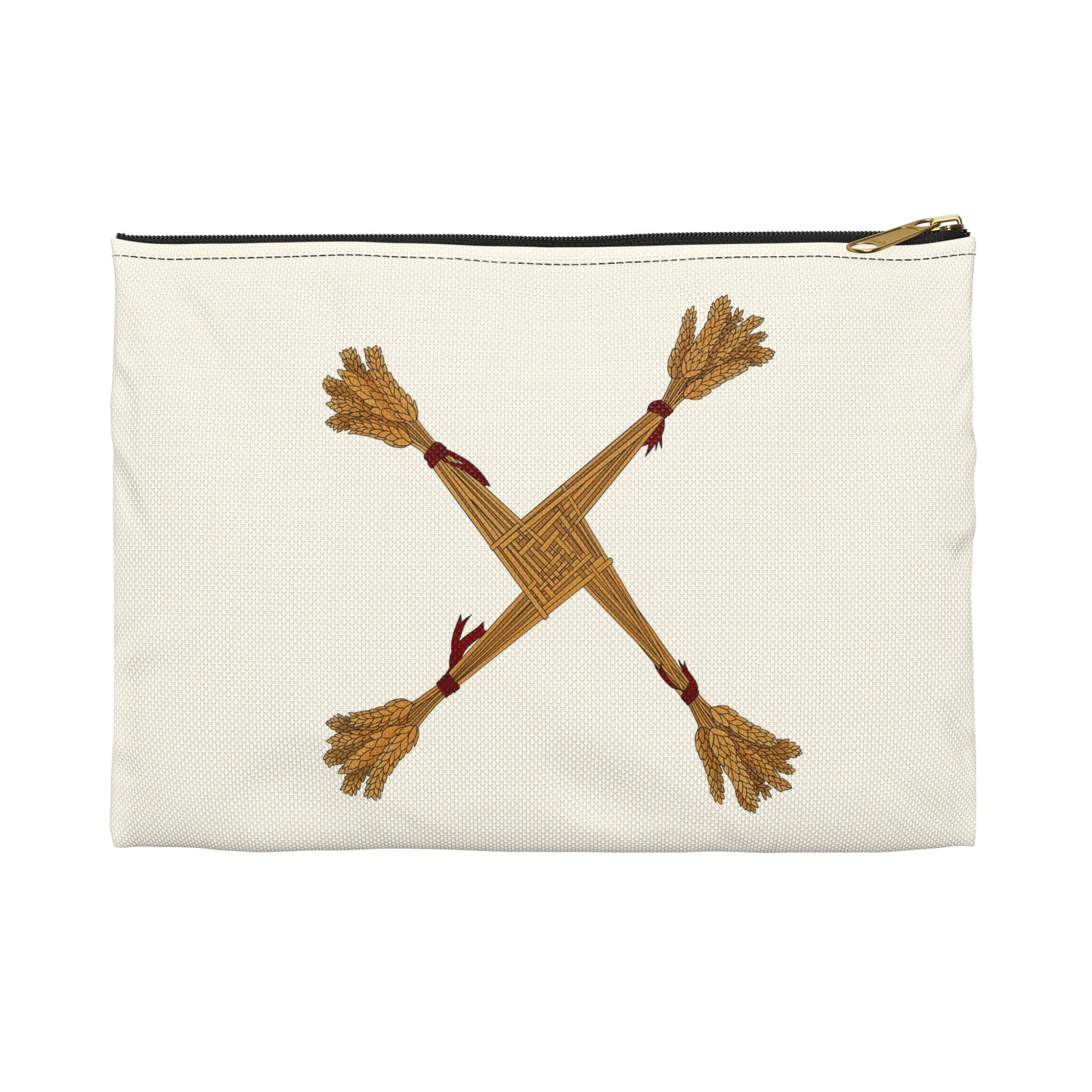 Imbolc Sacred Accessory Pouch, Wiccan Gift, Ritual Storage, Spiritual Decor, Pagan Travel Bag, Let There Be Light Design