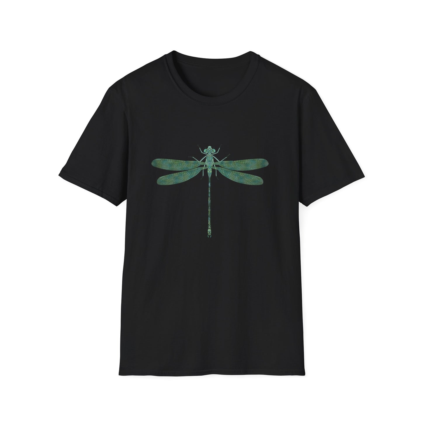 Green Dragonfly Graphic T-Shirt — Minimal Nature Tee