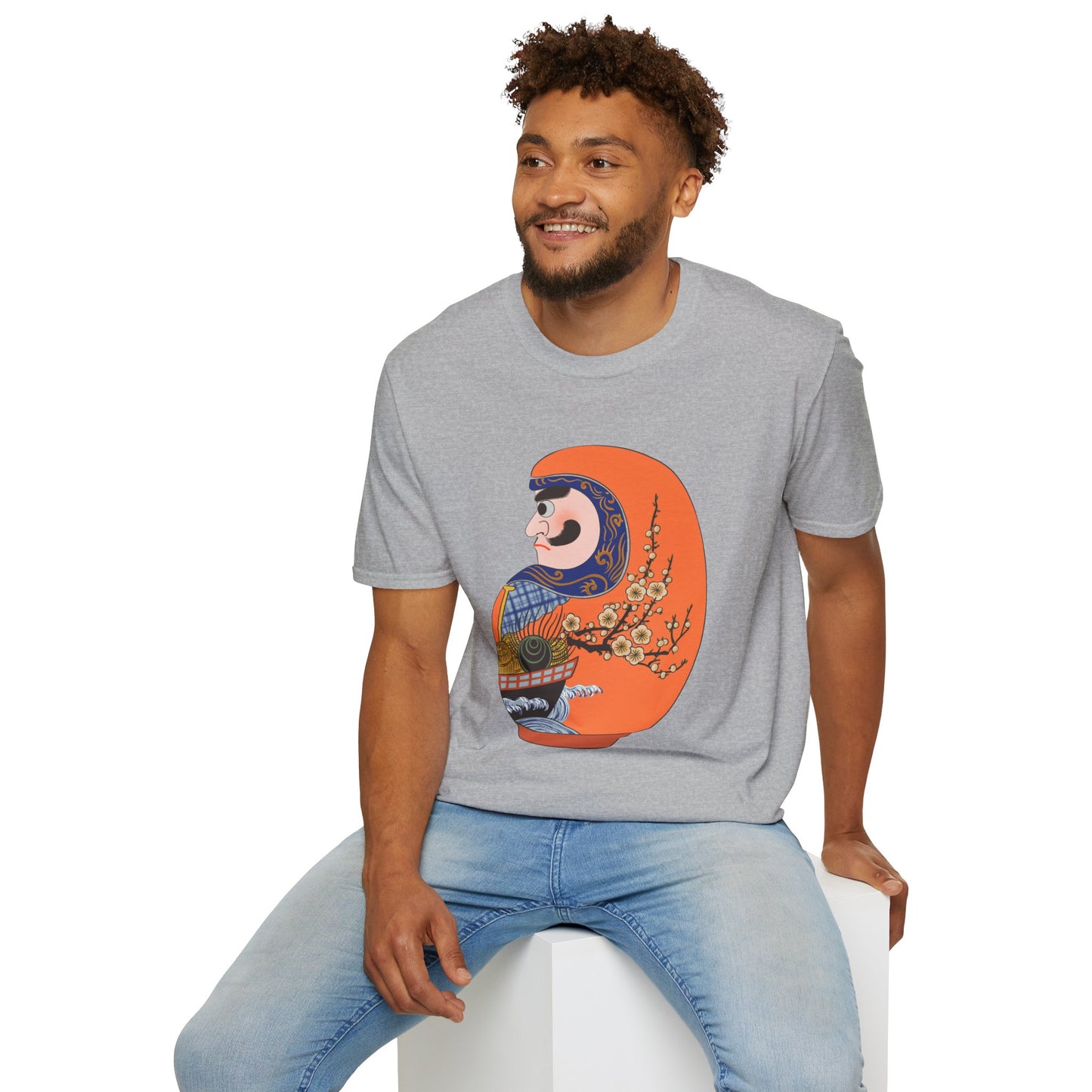 Daruma Doll Graphic T-Shirt — Treasure Ship (Takarabune) Tee