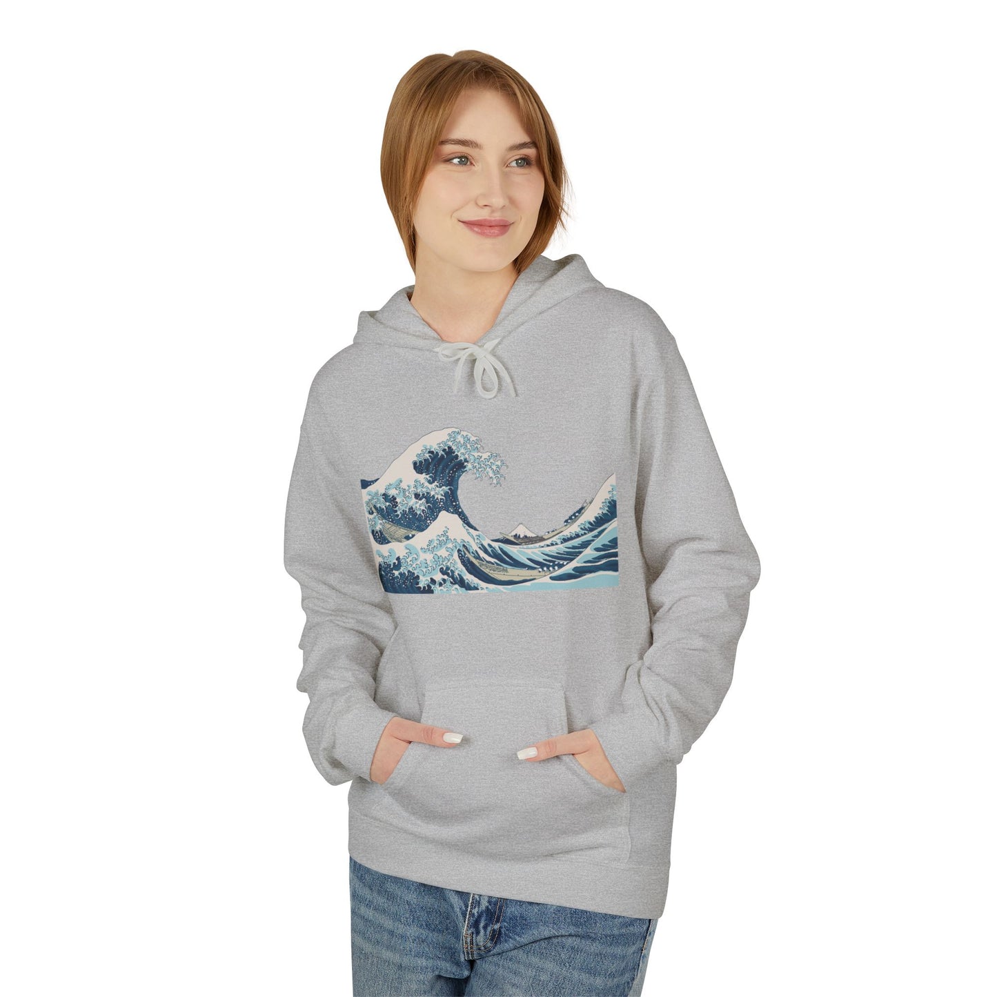 Hokusai Wave Hoodie — Vintage Great Wave Hoodie