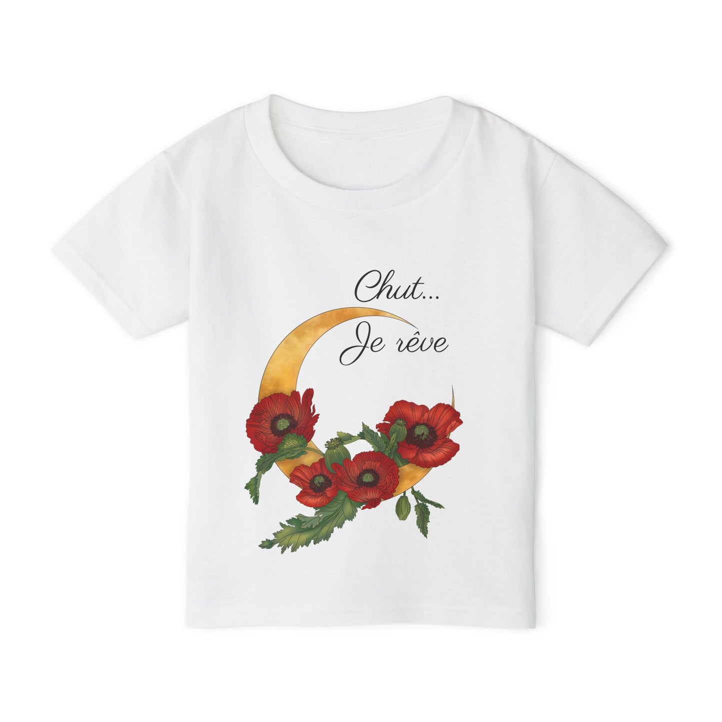 "Chut... Je rêve" French Script Sleepy Chic Tee