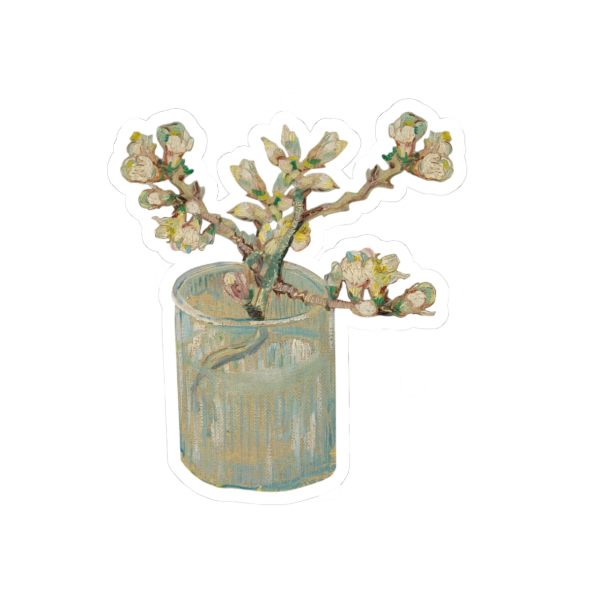 Van Gogh Cherry Blossom Branch Sticker