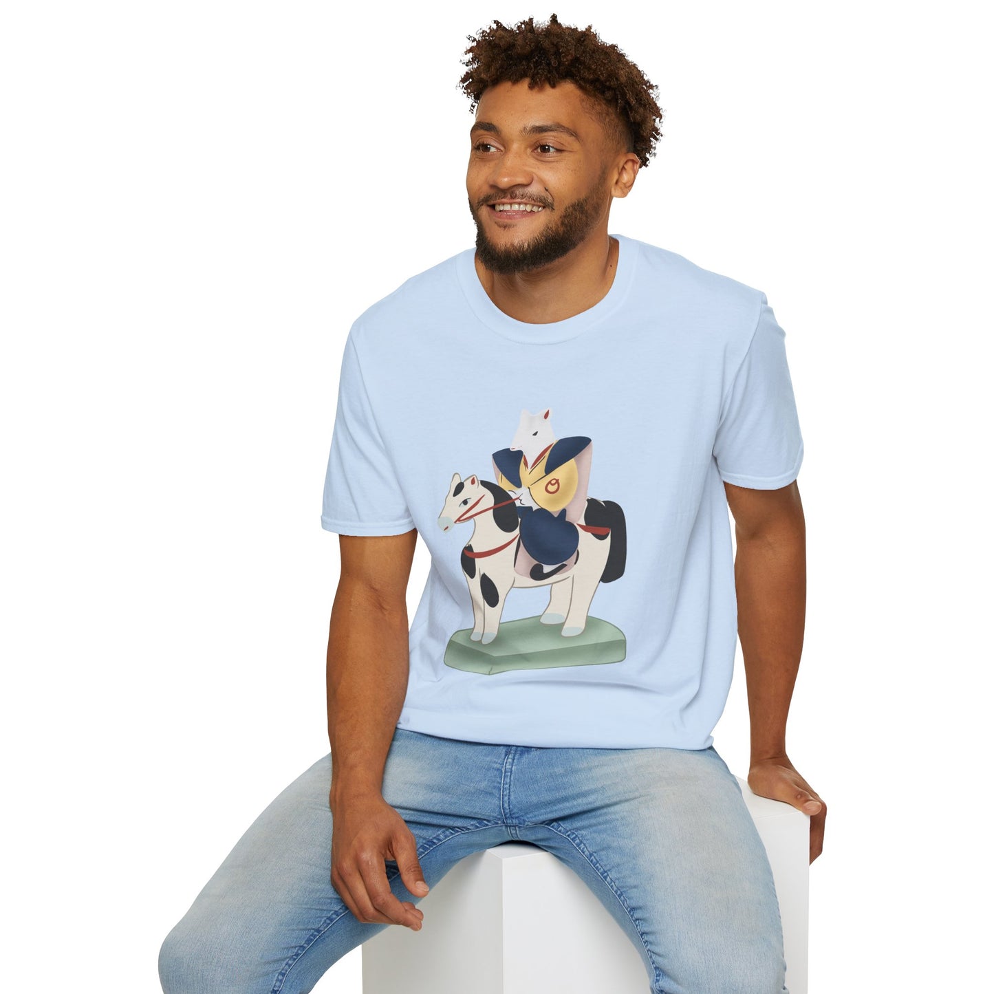 Miharu-goma Horse TShirt — Traditional Japanese Toy Horse Graphic Tee