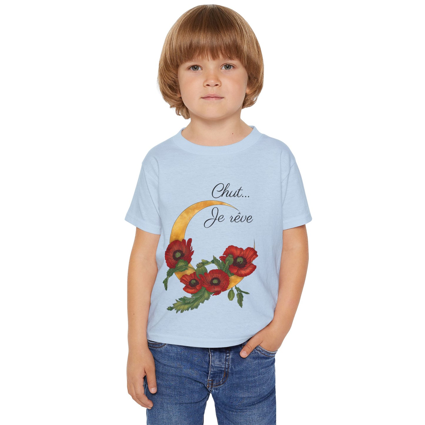 "Chut... Je rêve" French Script Sleepy Chic Tee