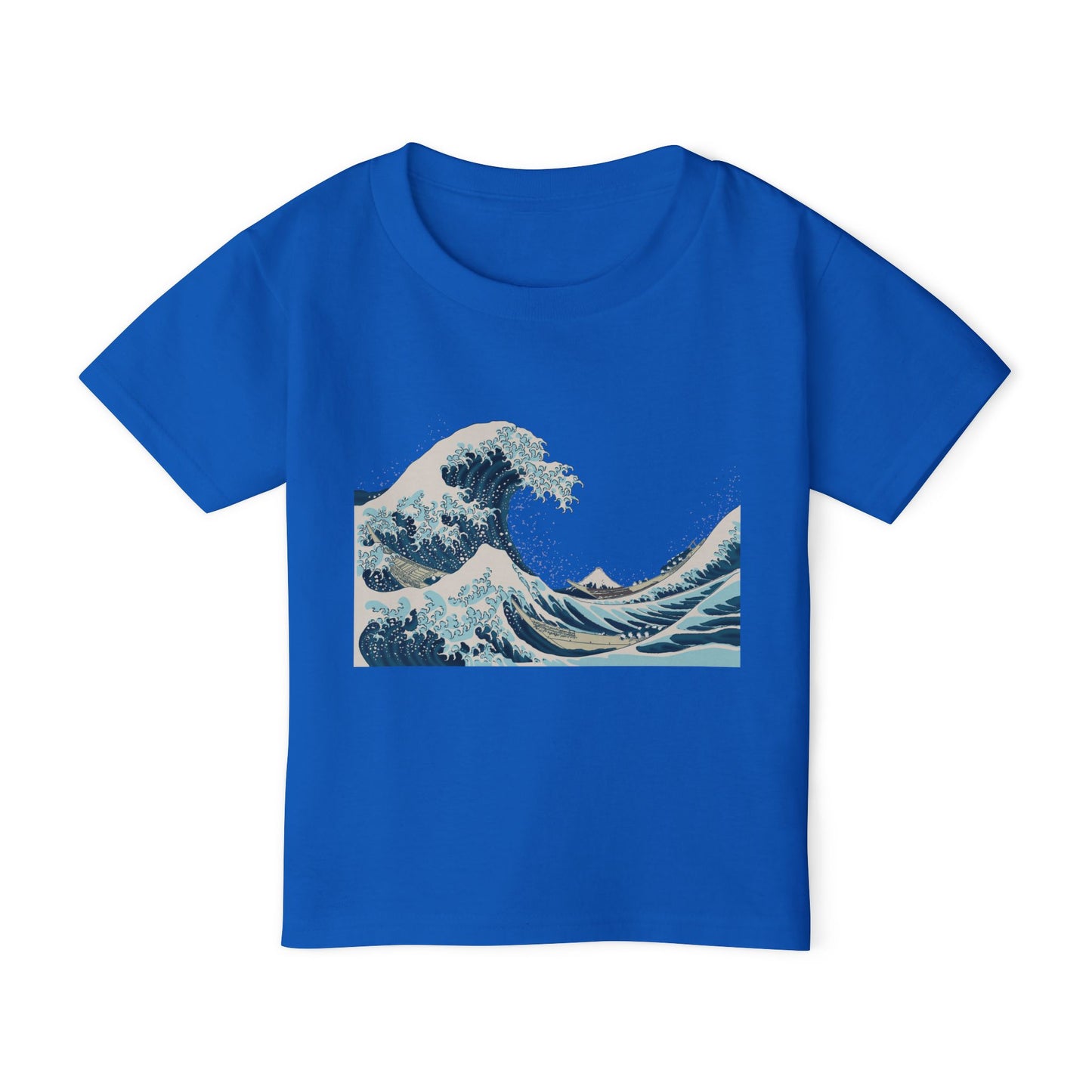 Hokusai Japanese Great Wave Toddler T-Shirt — 'Great Wave' Classic Ocean Art Tee