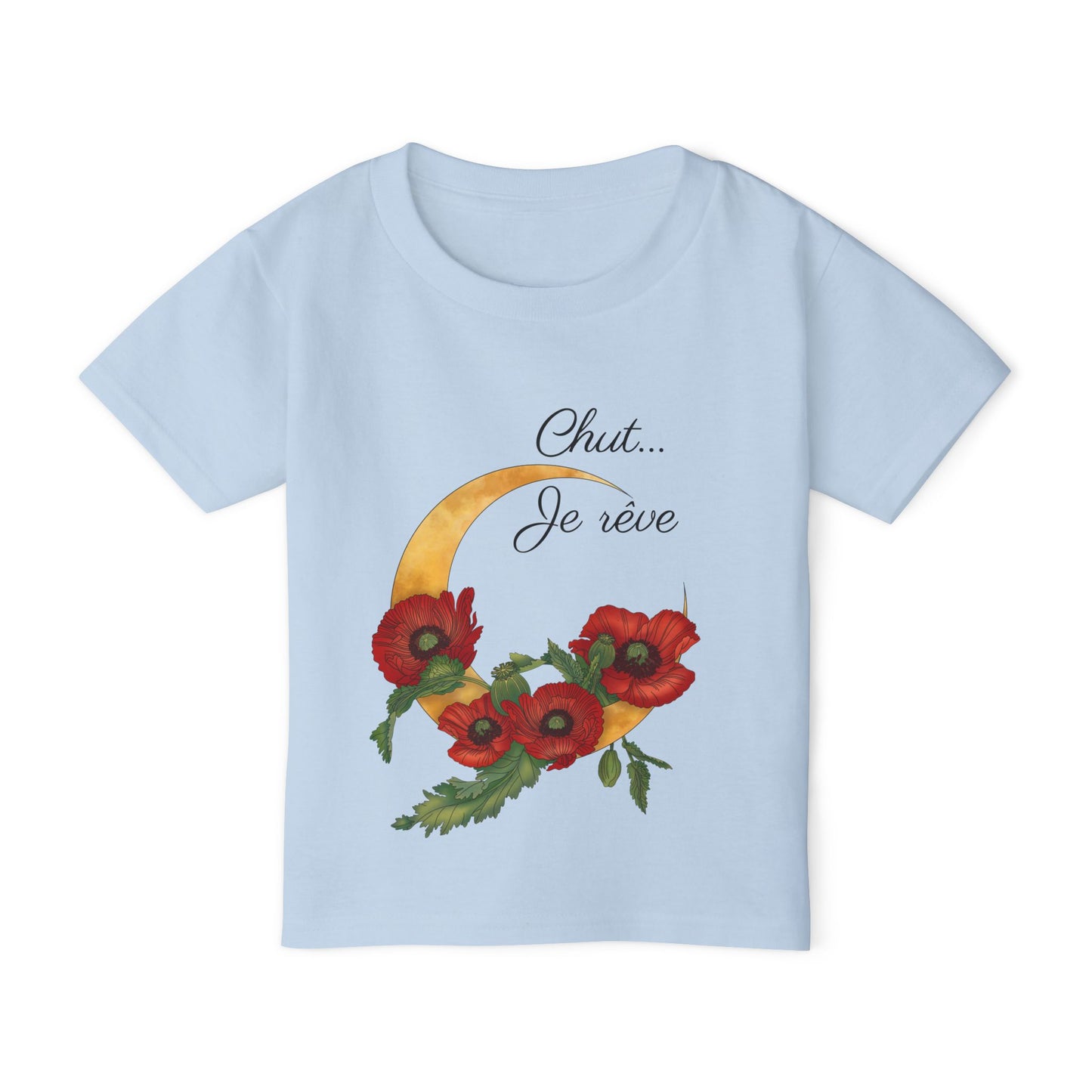 "Chut... Je rêve" French Script Sleepy Chic Tee