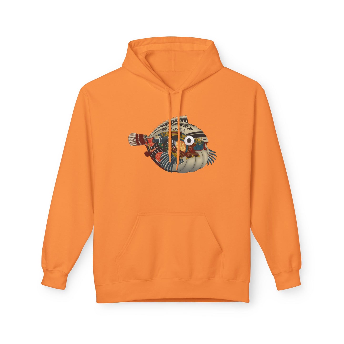 Pufferfish Art Hoodie — Colorful Japanese Fish Graphic Pullover