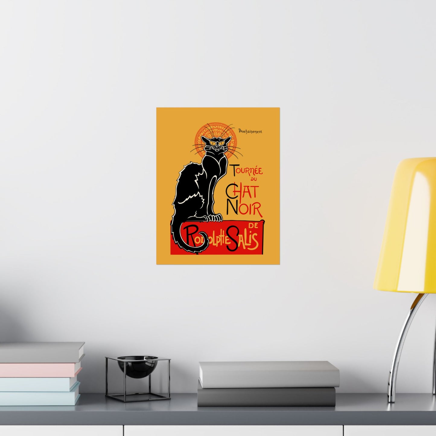 Vintage Tournée du Chat Noir Wall Art Poster